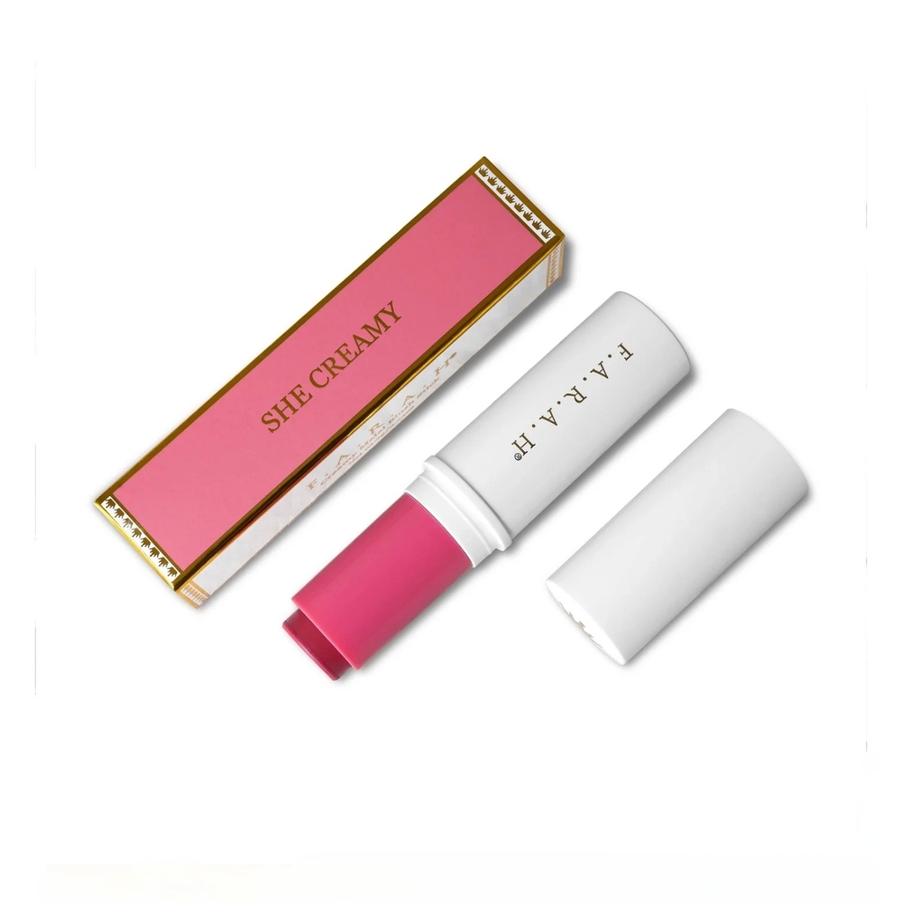 FARAH Creamy Malai Blush Stick In She Creamy (Rose Petal Pink) 7g - NEW IN BOX